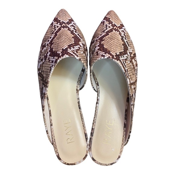 Raye d’Orsay Flat Snake Print Size 8 - Picture 2 of 8